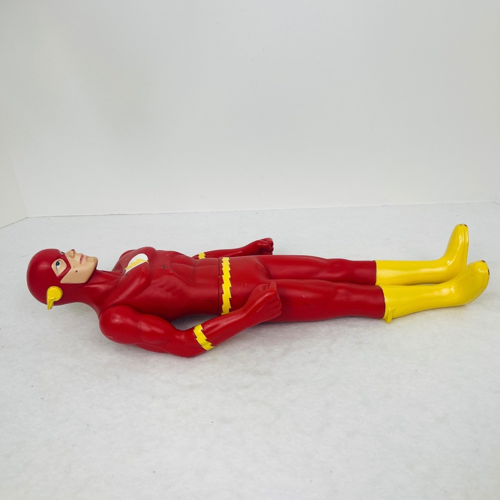 DC Comics The Flash Action Figure 12 Inch Justice League Red Yellow 1999 Good - Picture 8 of 10